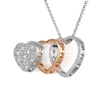 Collana Roberto Giannotti Donna Trilogia d'amore in Argento Zirconia GIA448 - GIA448